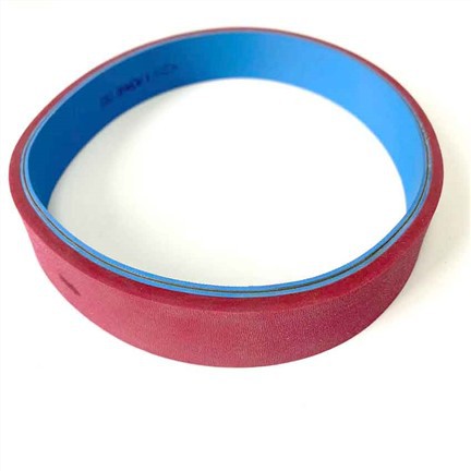 Nylon basistransmissieriem met rode rubberen coating